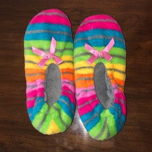 rainbow slipper